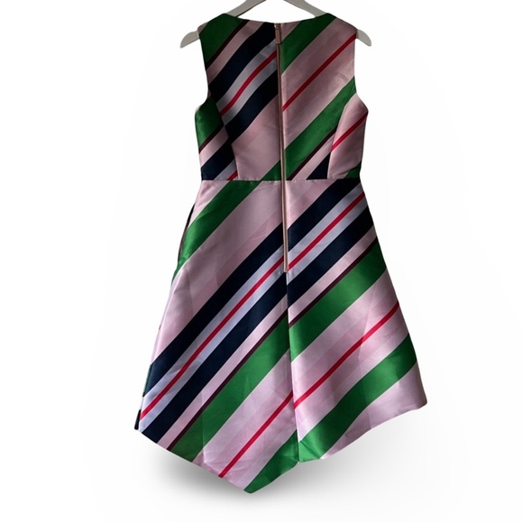 NWT Ted Baker | Bay of Honor Asymmetric Dress Striped | Size 0 - Picture 8 of 16